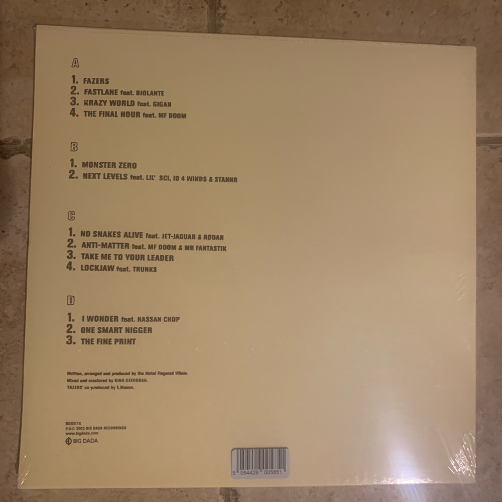 MF Doom vinyl - Picture 2 of 2